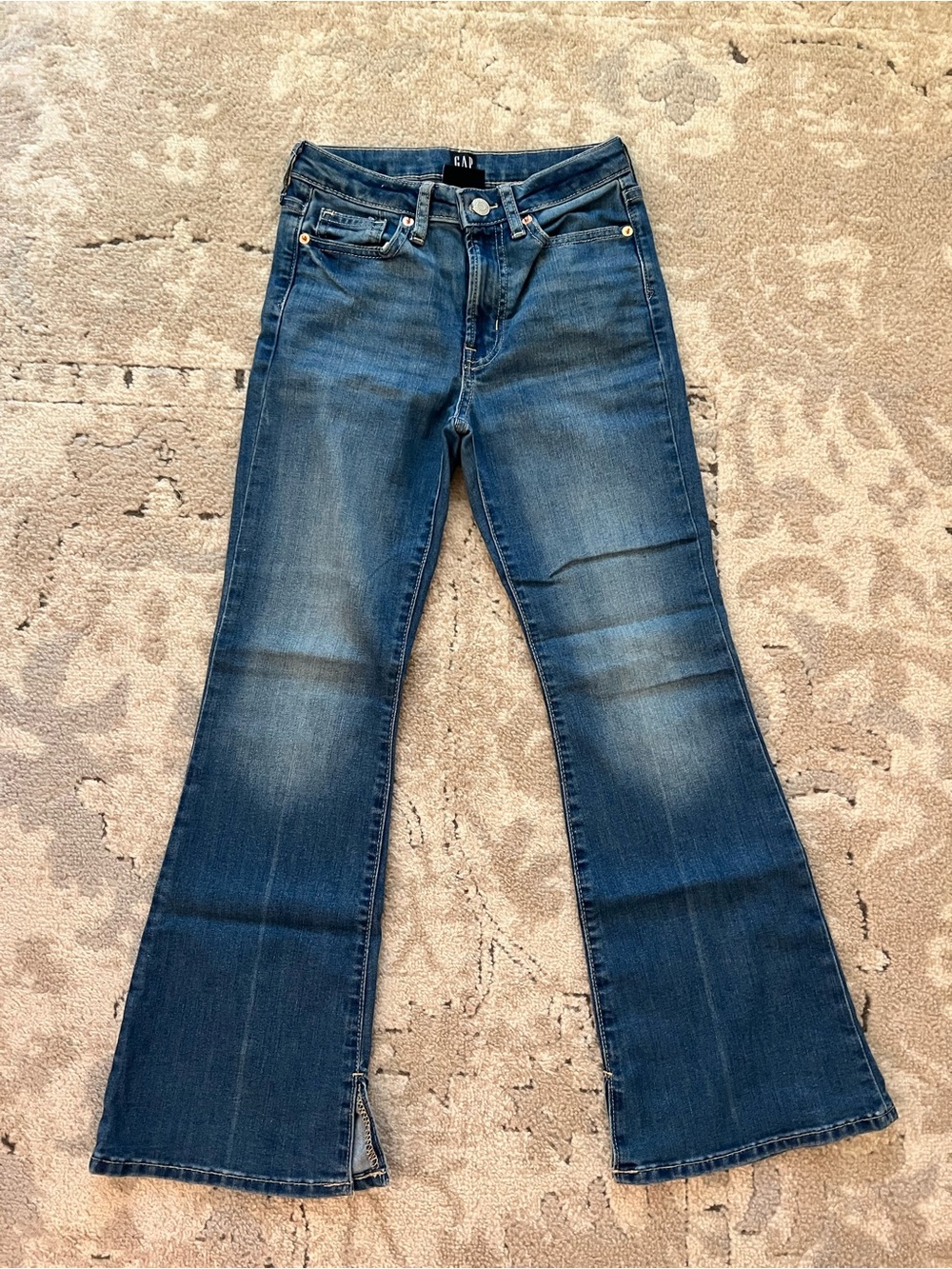 GAP Girls Dark Blue Flare Jeans